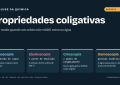 Infográfico das quatro propriedades coligativas: tonoscopia, ebulioscopia, crioscopia e osmoscopia